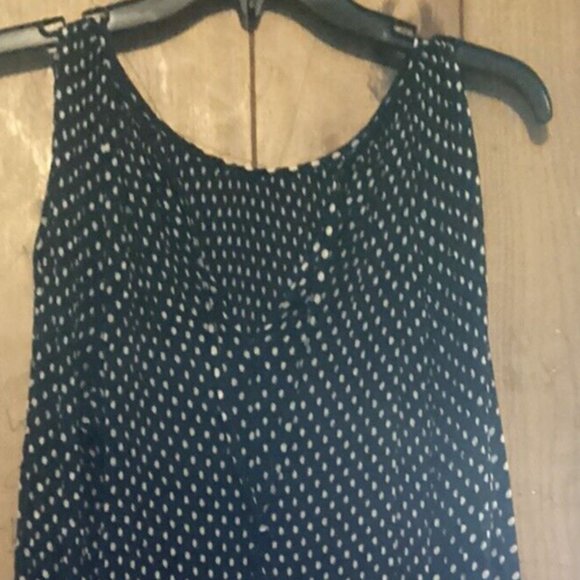 Melissa Paige Sheer Polkadot Top Size PM - Picture 4 of 6